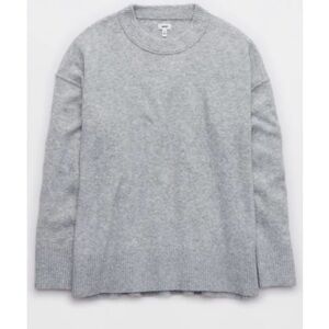 Aerie Medium Heather Gray unREAL Sweater